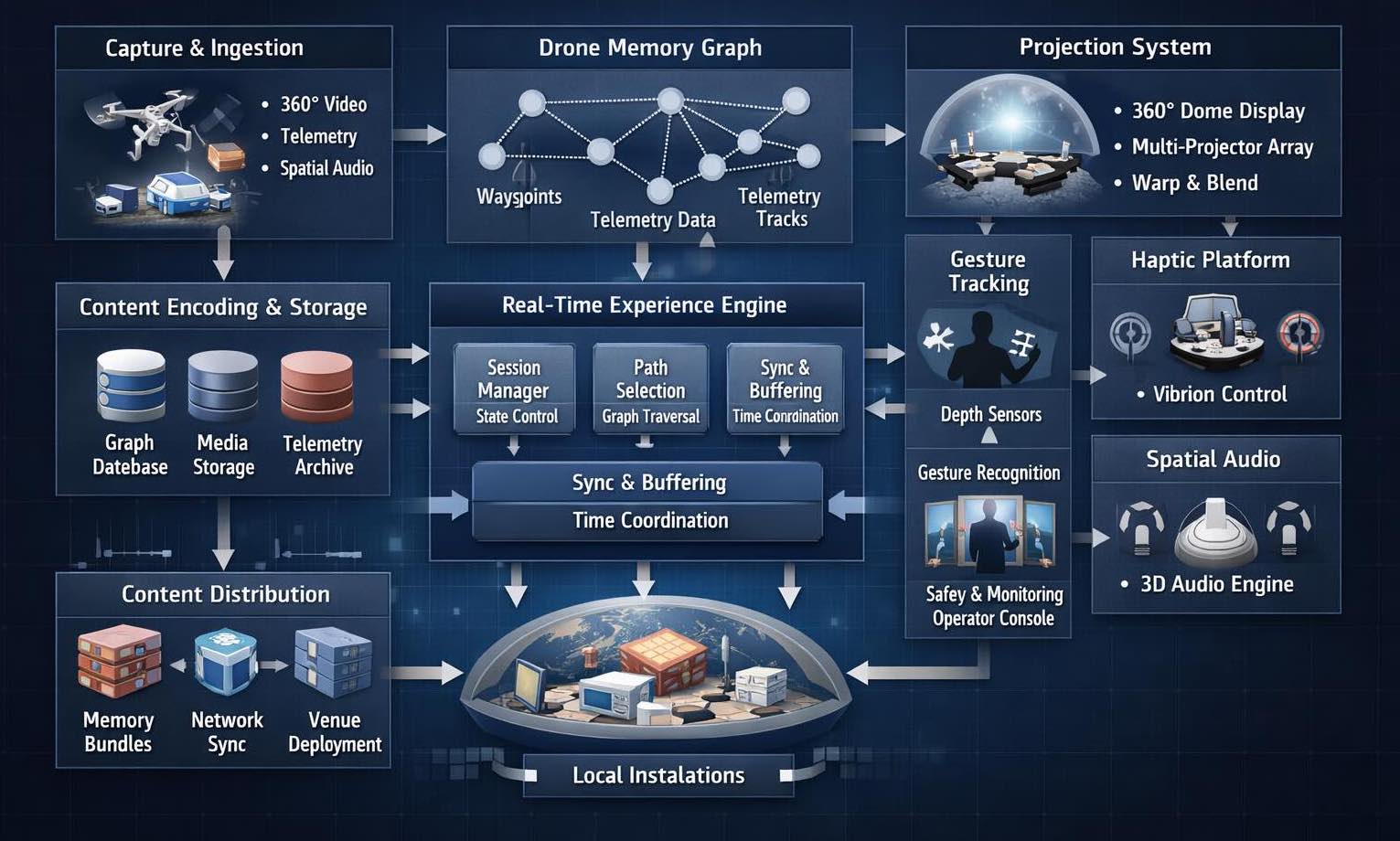 Overview of the SkySphere system architecture 